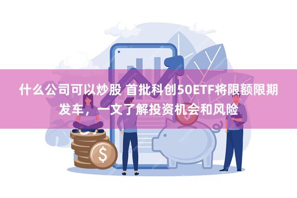 什么公司可以炒股 首批科创50ETF将限额限期发车，一文了解投资机会和风险