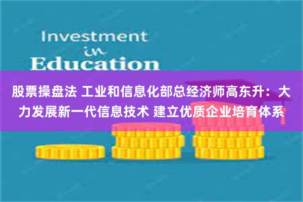 股票操盘法 工业和信息化部总经济师高东升：大力发展新一代信息技术 建立优质企业培育体系