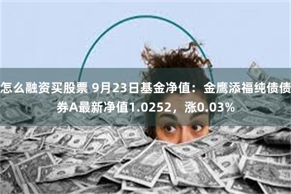 怎么融资买股票 9月23日基金净值：金鹰添福纯债债券A最新净值1.0252，涨0.03%