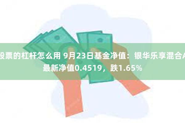 股票的杠杆怎么用 9月23日基金净值：银华乐享混合A最新净值0.4519，跌1.65%